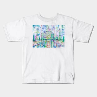 TAJ MAHAL watercolor painting Kids T-Shirt